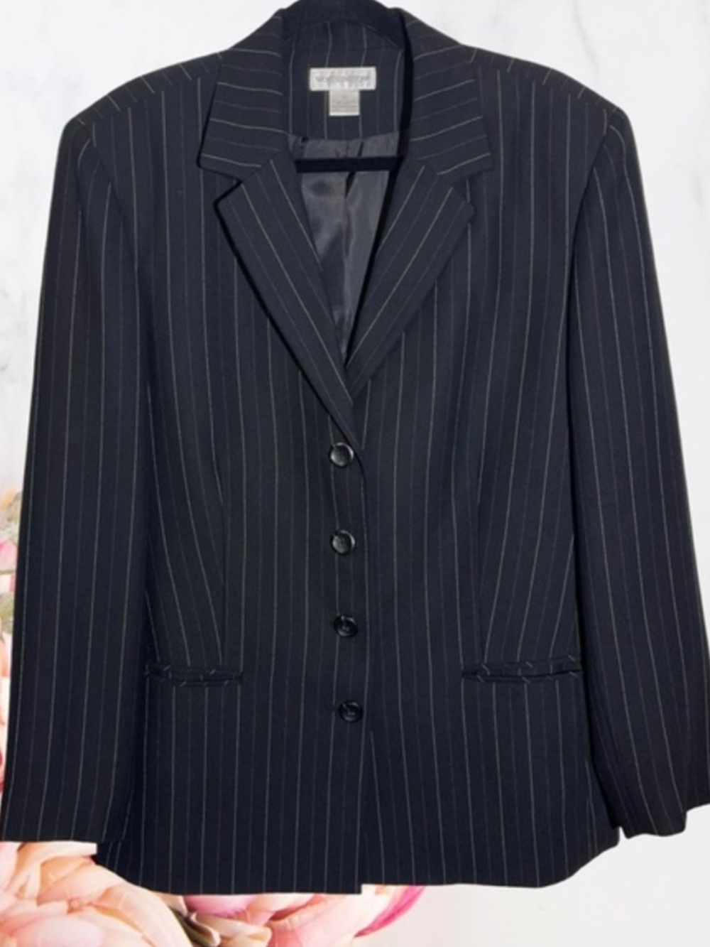 Worthington Pinstripe Blazer Size 16